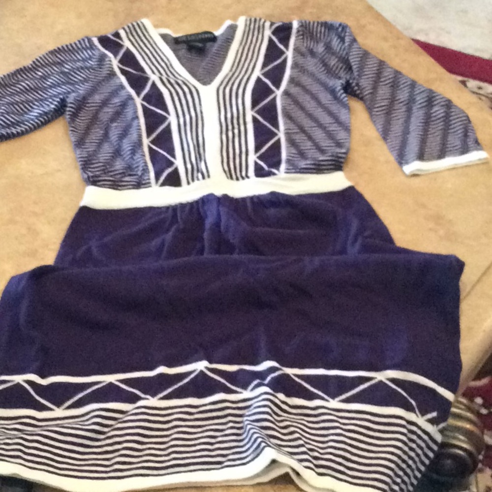 Design 365 Dress navy/white